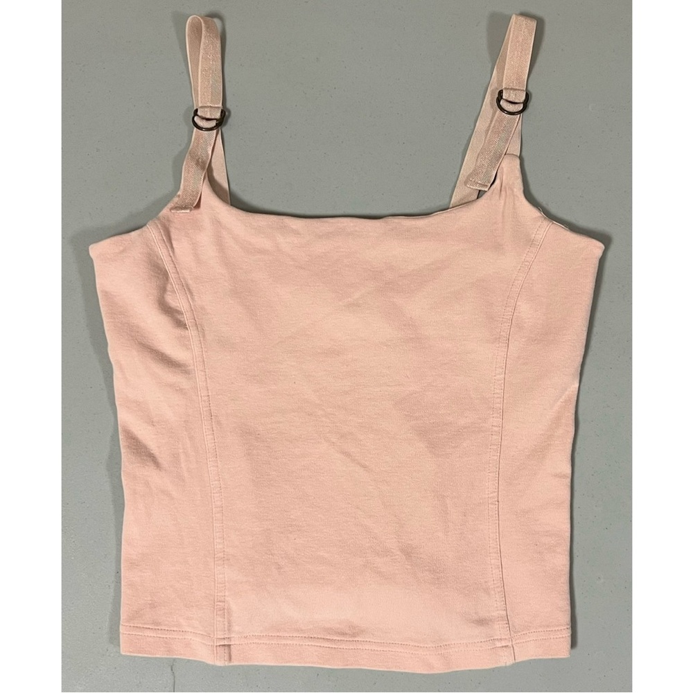Express Light Pink Pastel Shelf-Bra Cami Camisole Tank Top Shirt Size M 🎀 #cami